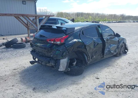 2022 Hyundai Veloster N z USA, uszkodzony, nr VIN KMHT36AH1NU013671